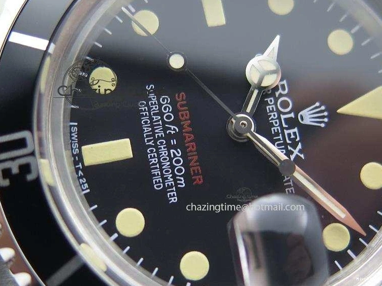 MiroTime 0402 SoftTouch Vintage 1680 JKF Best Edition Red Submariner On Bracelet A 3982